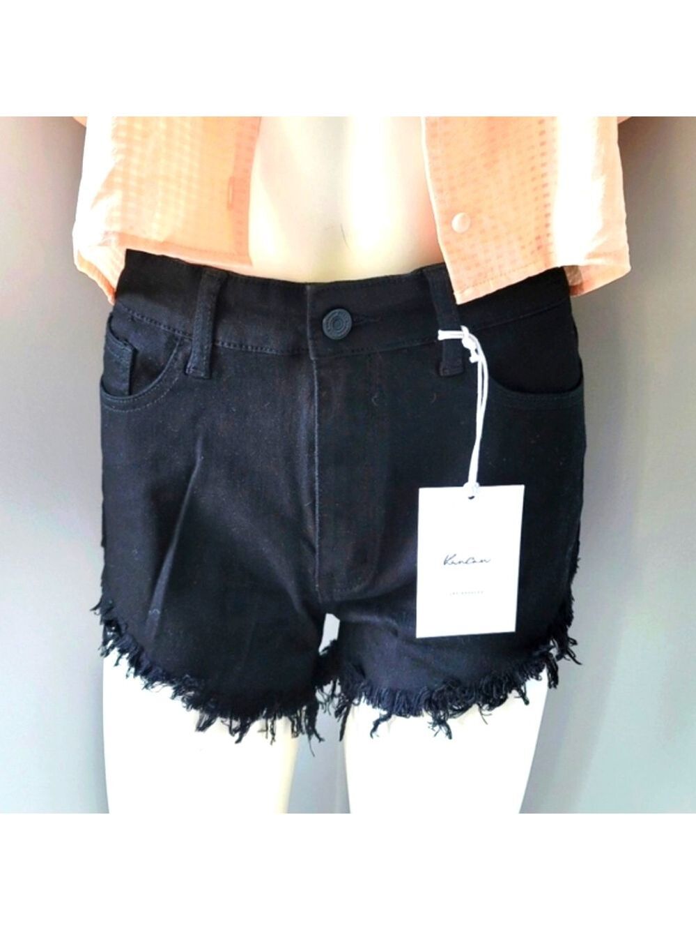 BRAND NEW! KanCan Black Boho Shorts